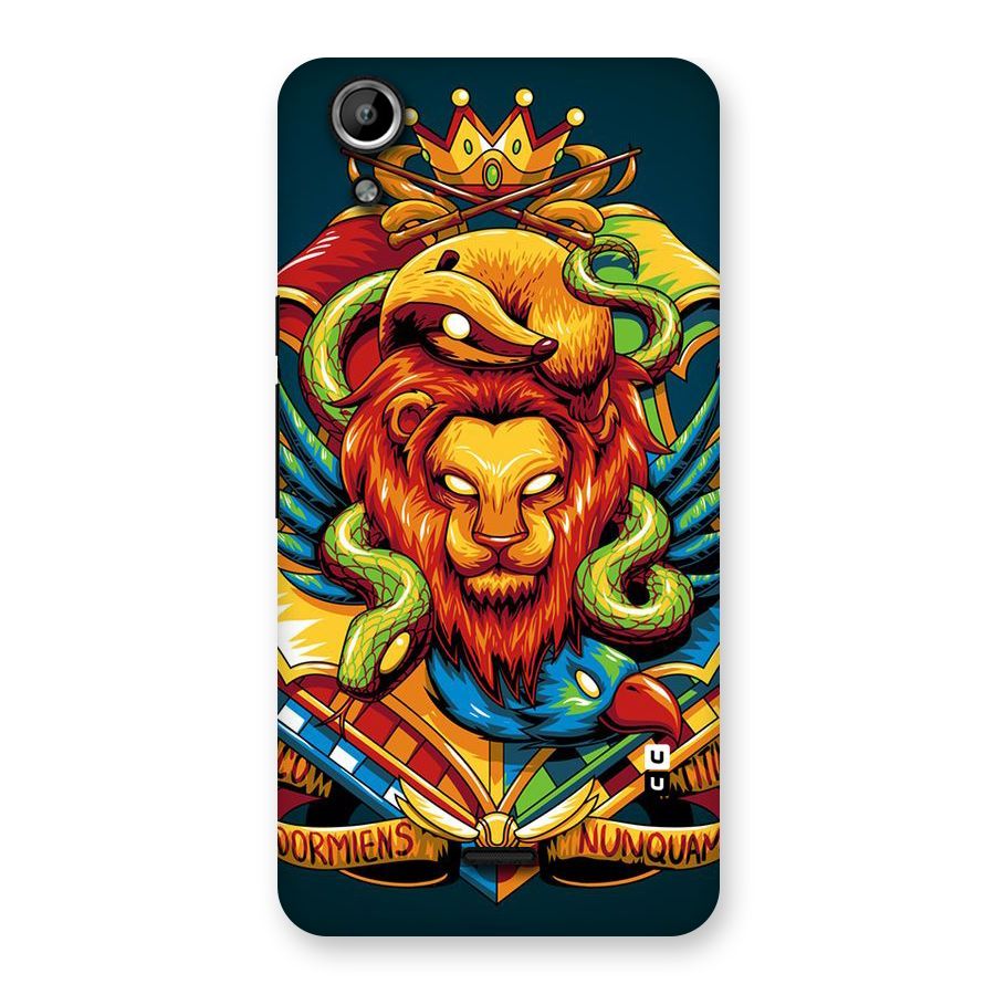 Animal Art Back Case for Micromax Canvas Selfie Lens Q345