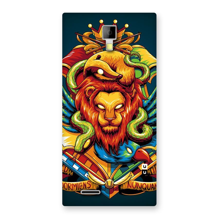 Animal Art Back Case for Micromax Canvas Xpress A99