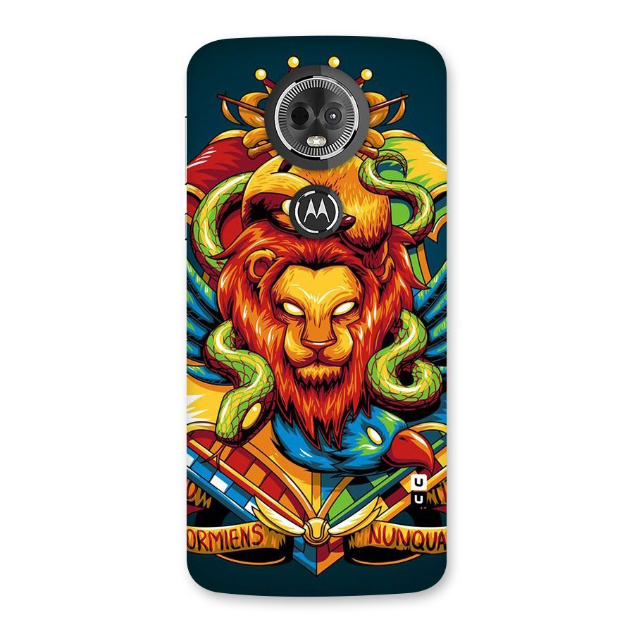 Animal Art Back Case for Moto E5 Plus