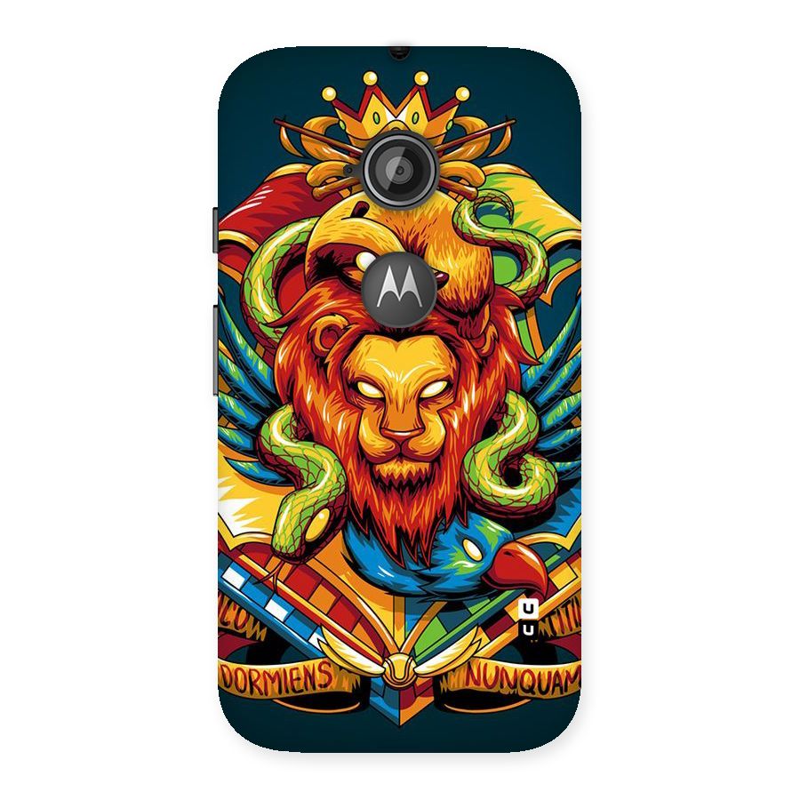 Animal Art Back Case for Moto E 2nd Gen