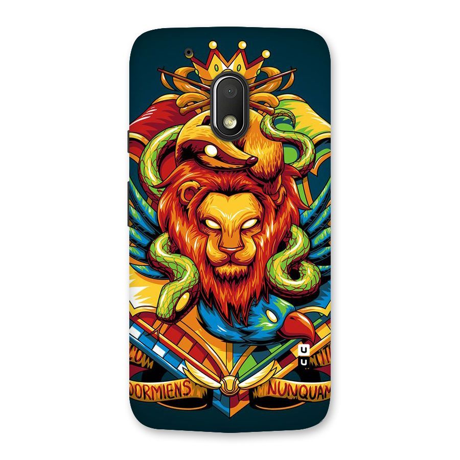 Animal Art Back Case for Moto G4 Play
