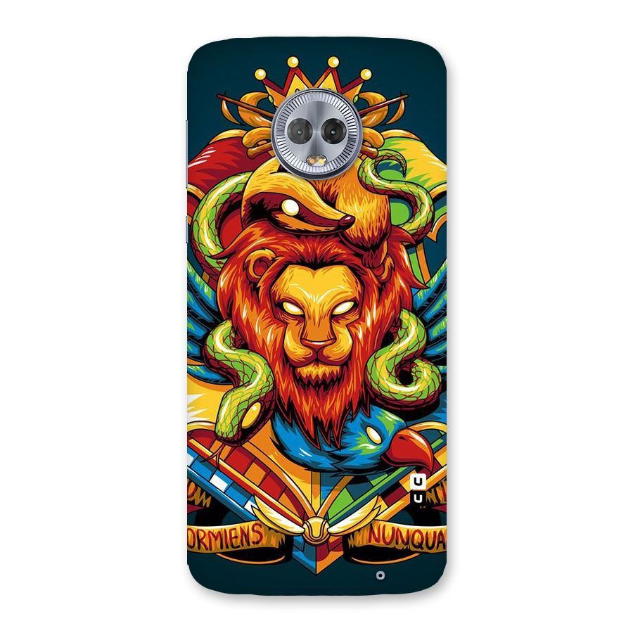 Animal Art Back Case for Moto G6 Plus