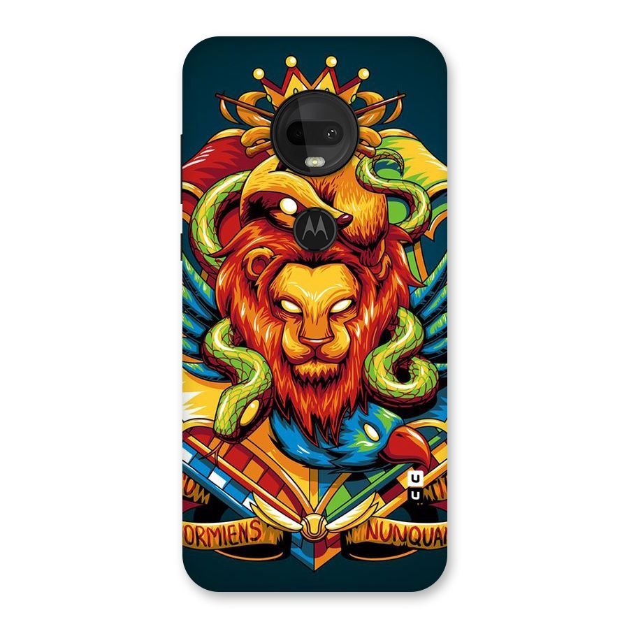 Animal Art Back Case for Moto G7