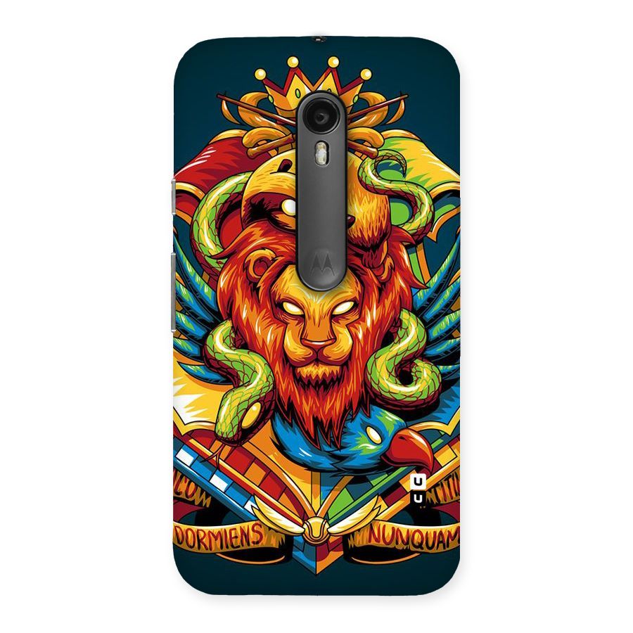 Animal Art Back Case for Moto G Turbo