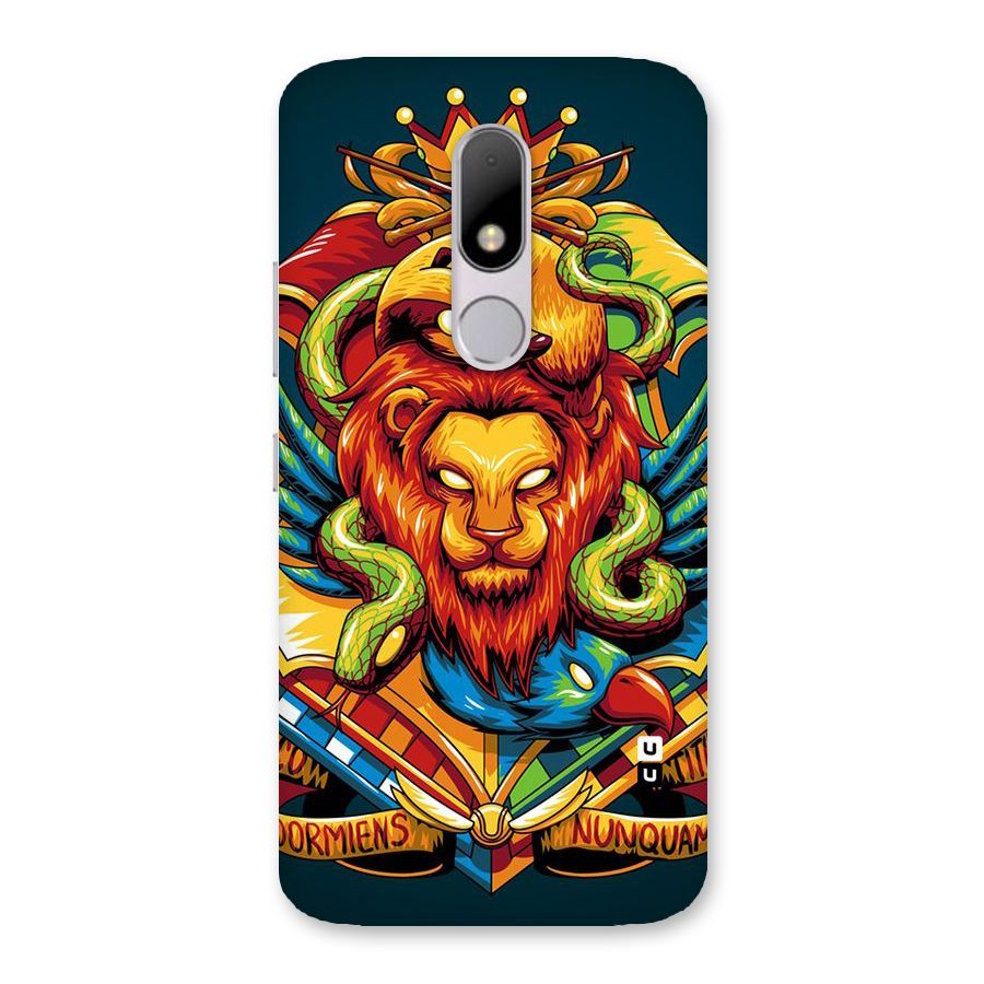 Animal Art Back Case for Moto M