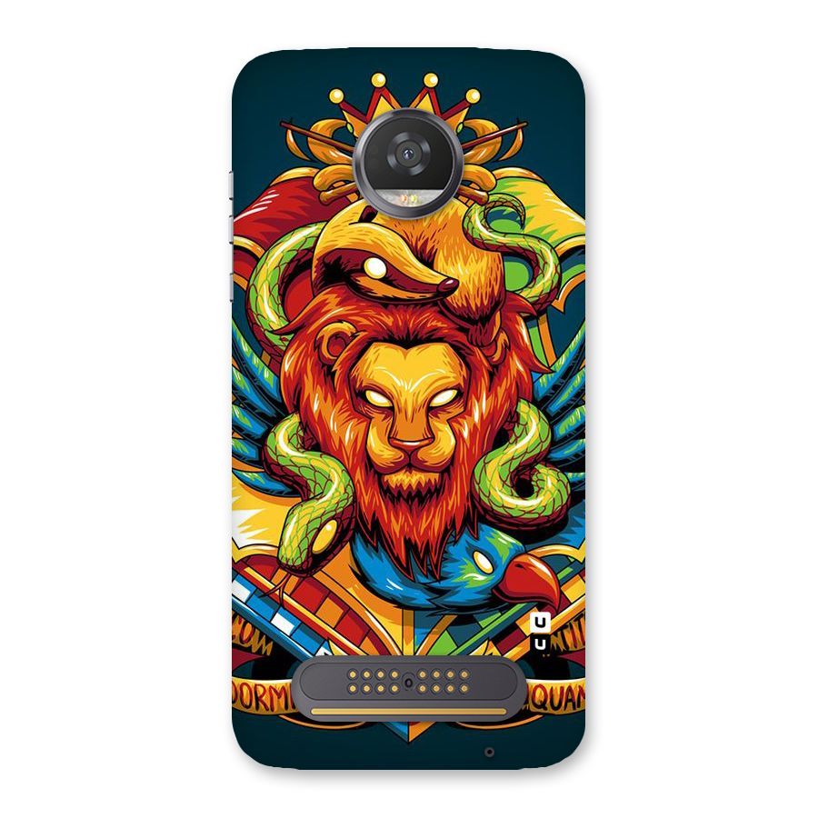 Animal Art Back Case for Moto Z2 Play