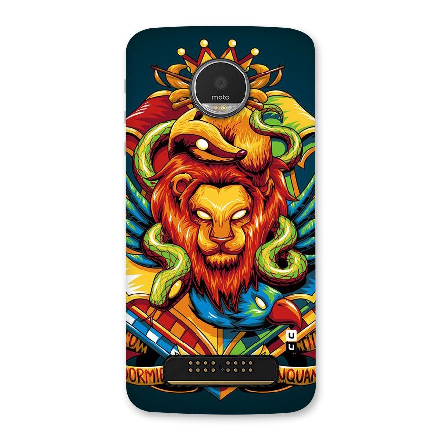 Animal Art Back Case for Moto Z Play