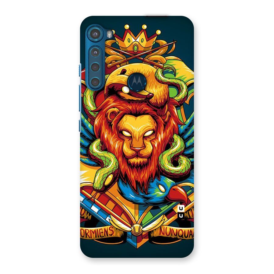 Animal Art Back Case for Motorola One Fusion Plus