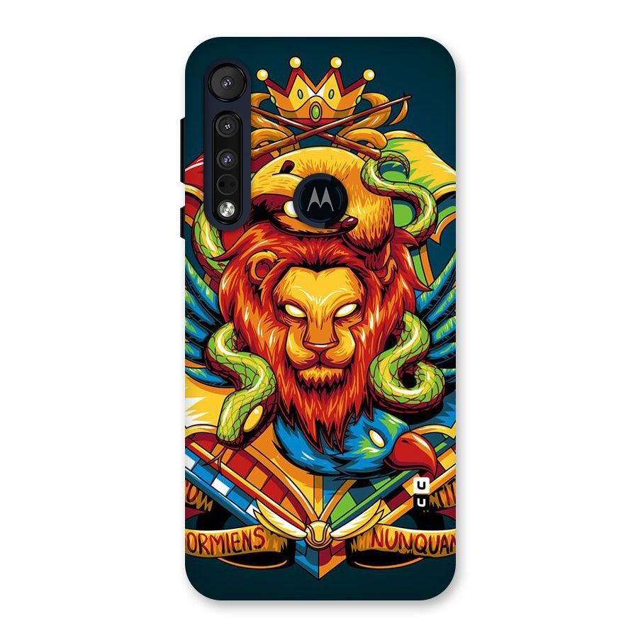 Animal Art Back Case for Motorola One Macro
