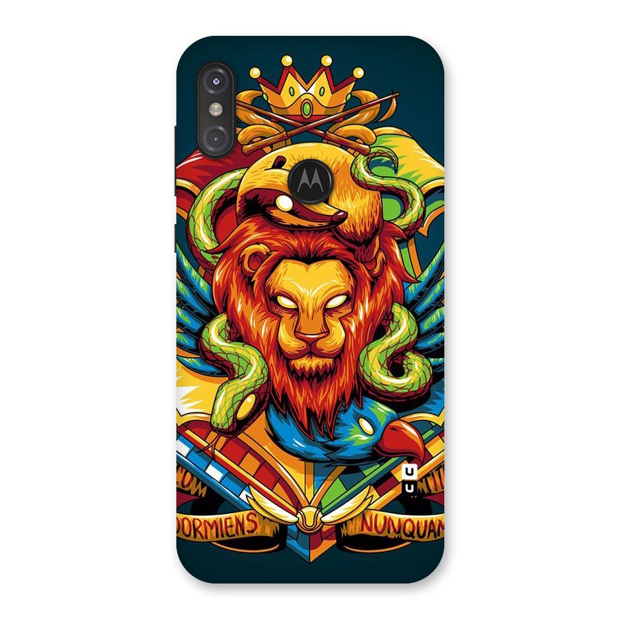 Animal Art Back Case for Motorola One Power