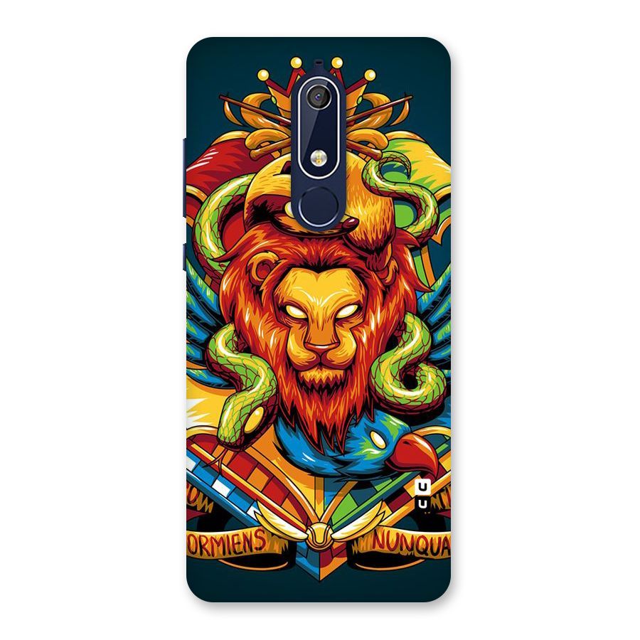 Animal Art Back Case for Nokia 5.1