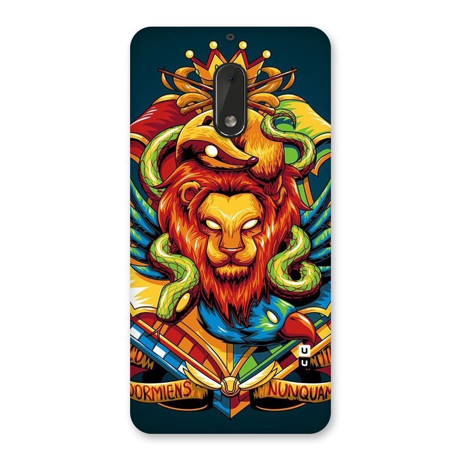 Animal Art Back Case for Nokia 6