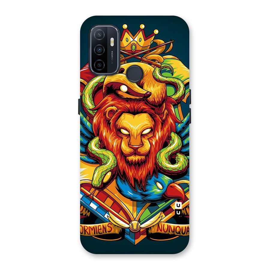 Animal Art Back Case for Oppo A32