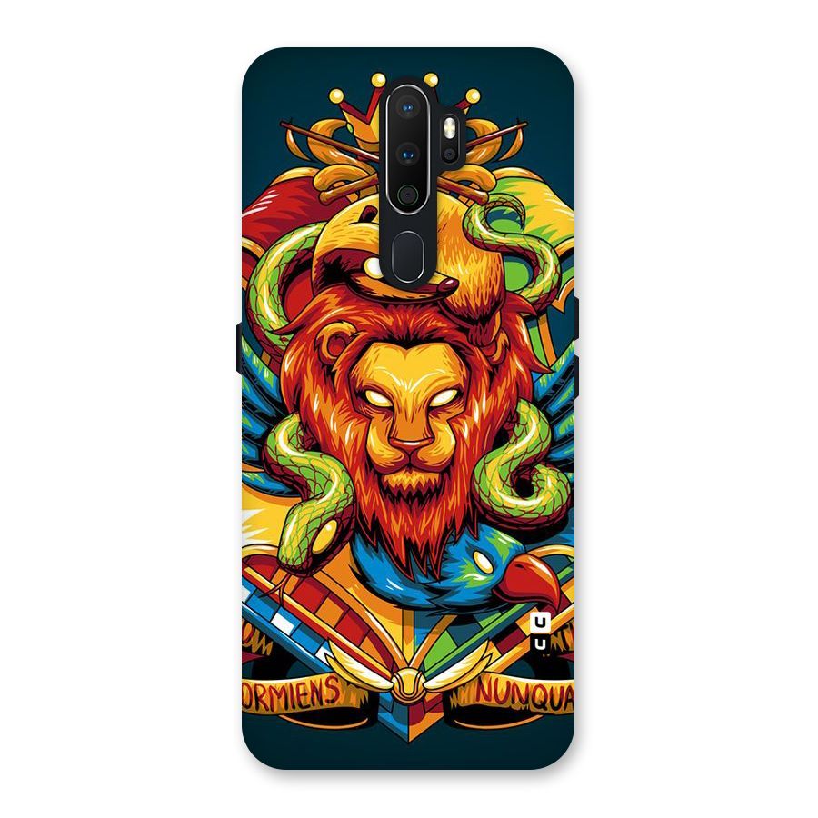 Animal Art Back Case for Oppo A5 (2020)