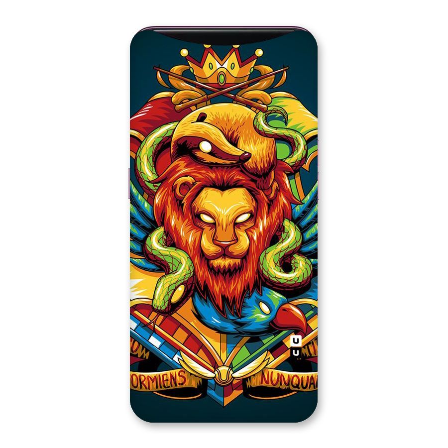 Animal Art Back Case for Oppo Find X