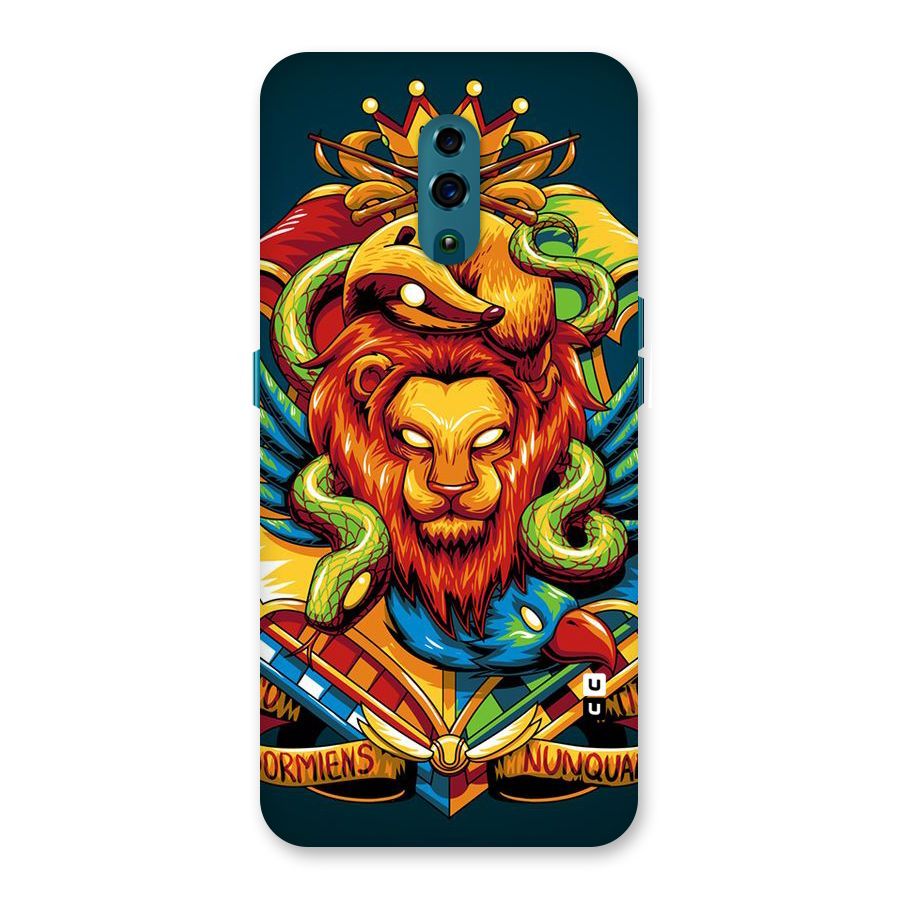 Animal Art Back Case for Oppo Reno