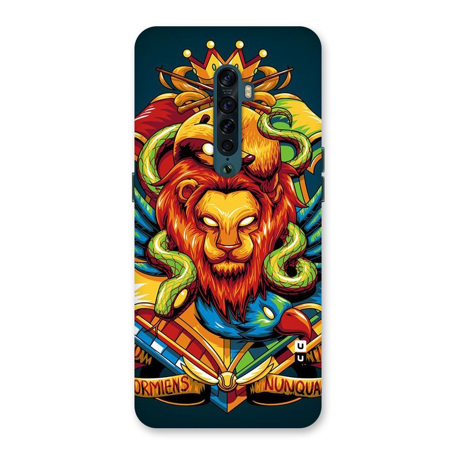 Animal Art Back Case for Oppo Reno2