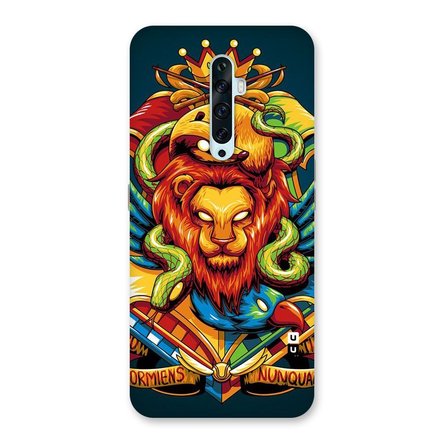 Animal Art Back Case for Oppo Reno2 F