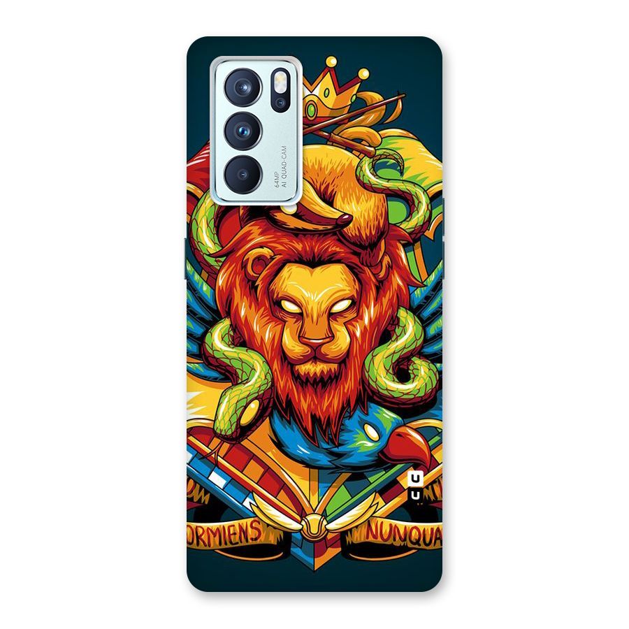 Animal Art Back Case for Oppo Reno6 Pro 5G