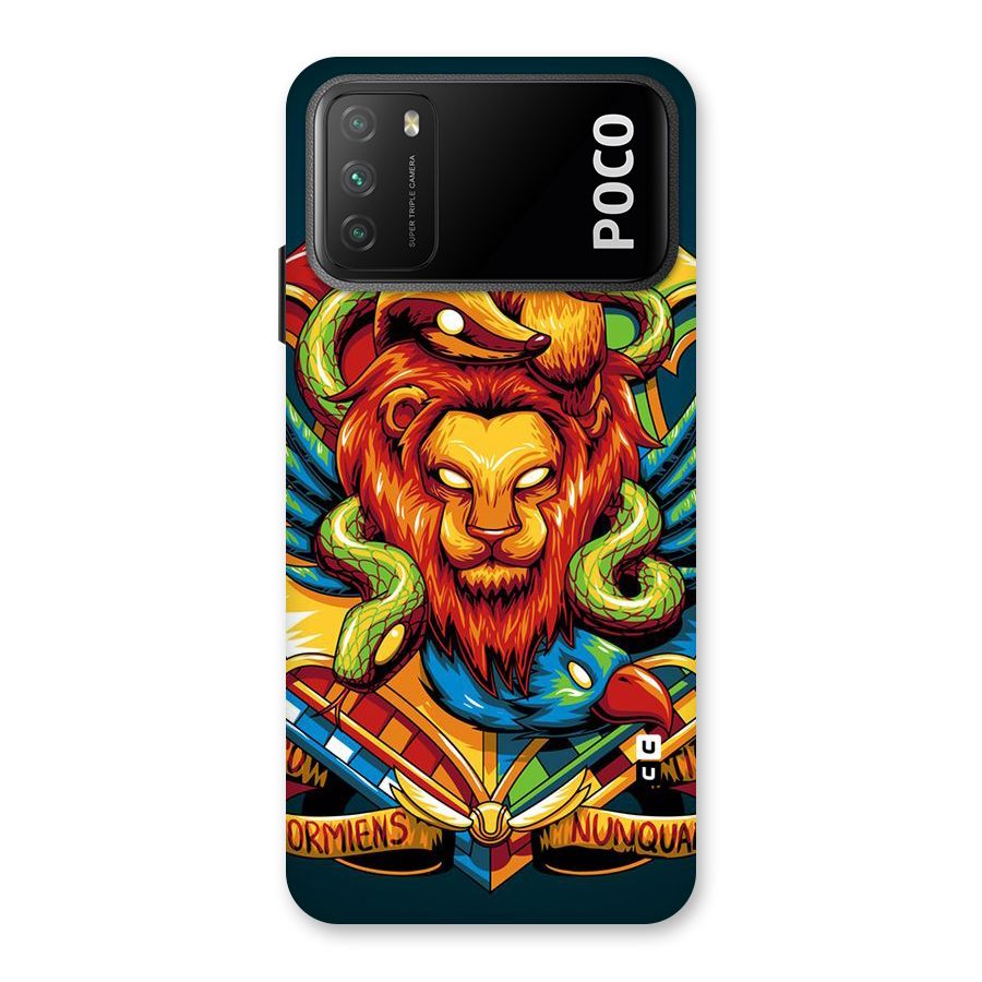 Animal Art Back Case for Poco M3