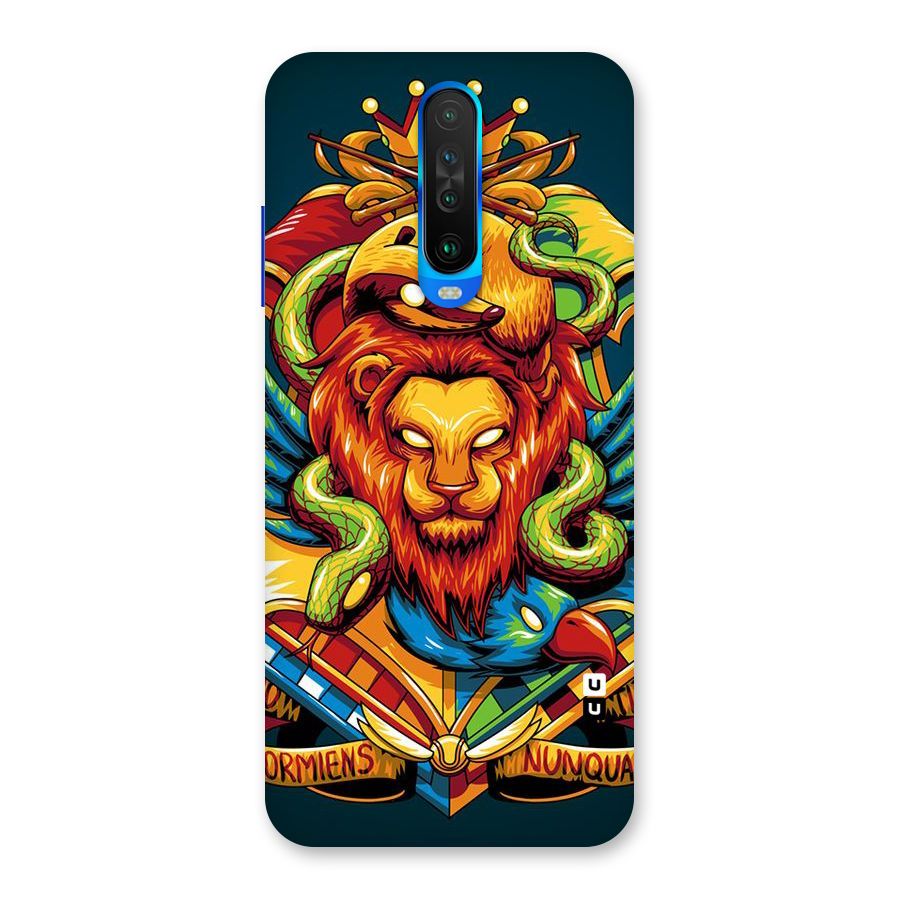 Animal Art Back Case for Poco X2