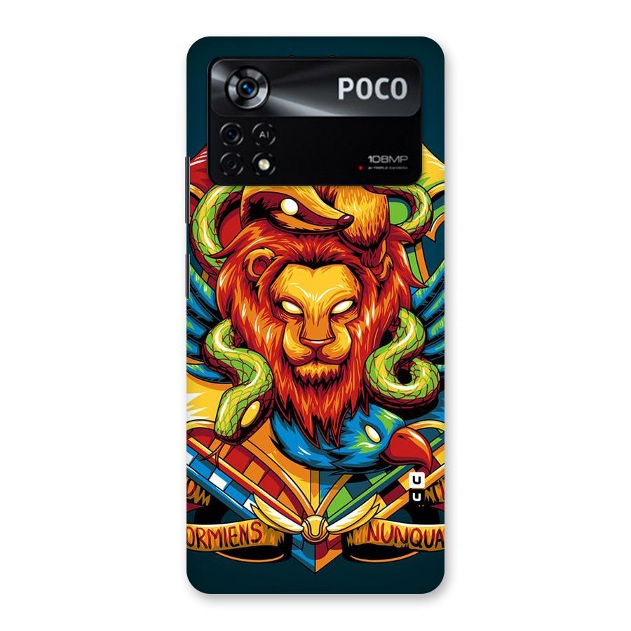 Animal Art Back Case for Poco X4 Pro 5G
