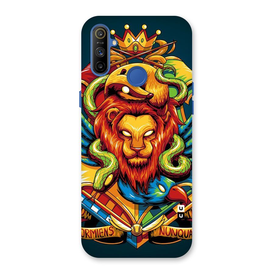 Animal Art Back Case for Realme Narzo 10A