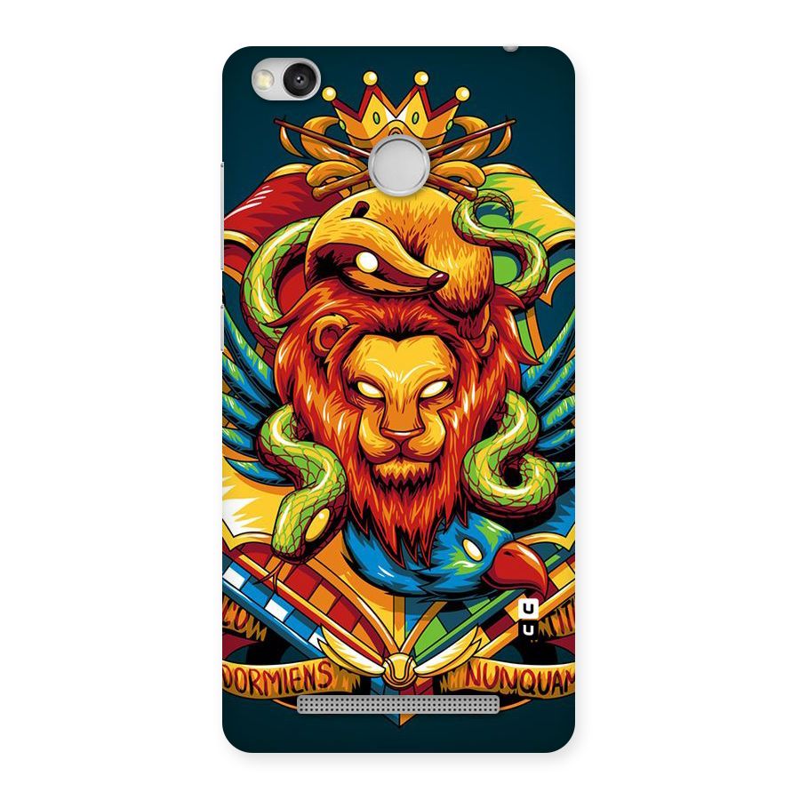 Animal Art Back Case for Redmi 3S Prime