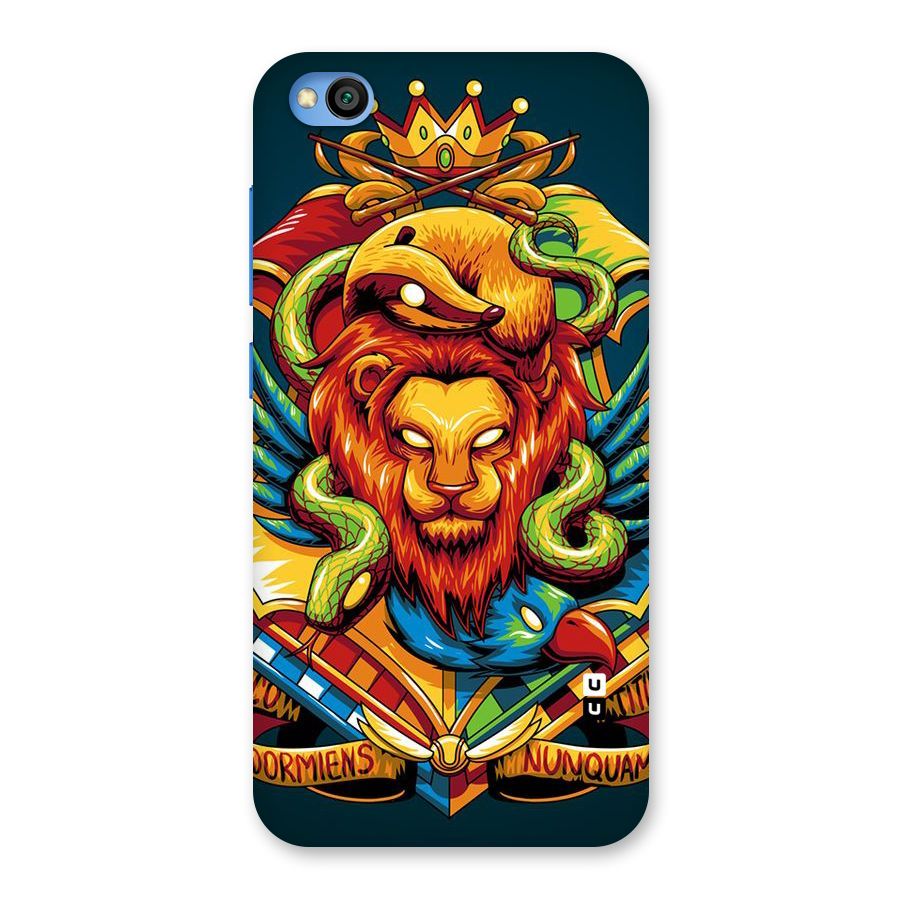 Animal Art Back Case for Redmi Go