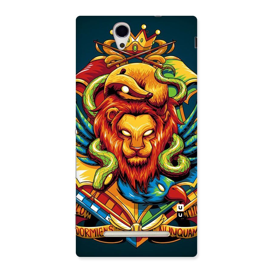 Animal Art Back Case for Sony Xperia C3
