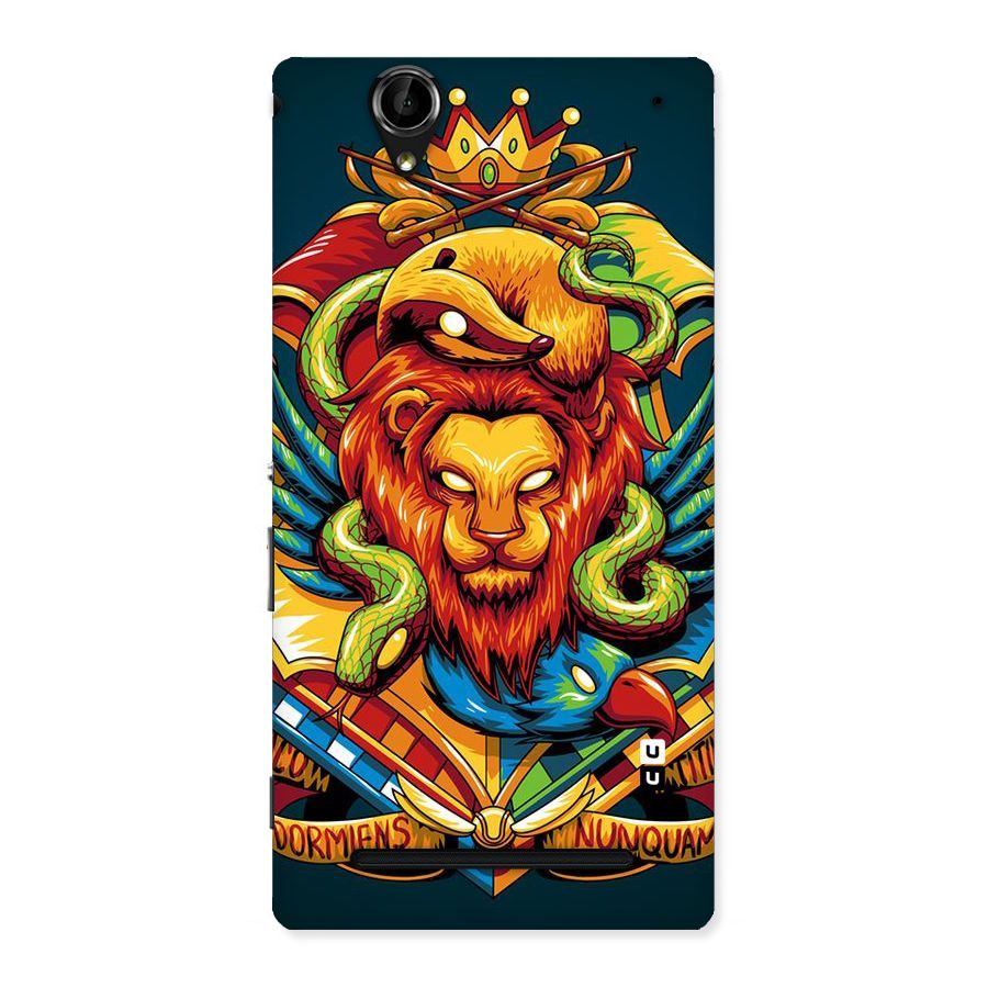 Animal Art Back Case for Sony Xperia T2