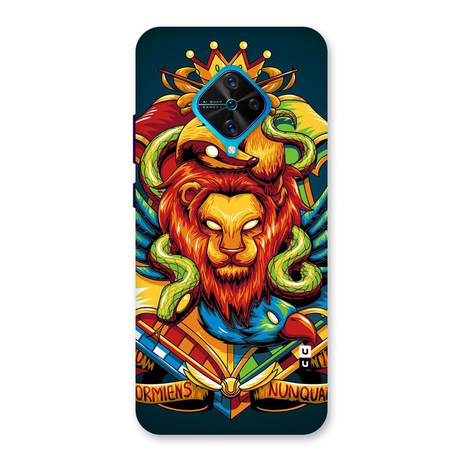 Animal Art Back Case for Vivo S1 Pro