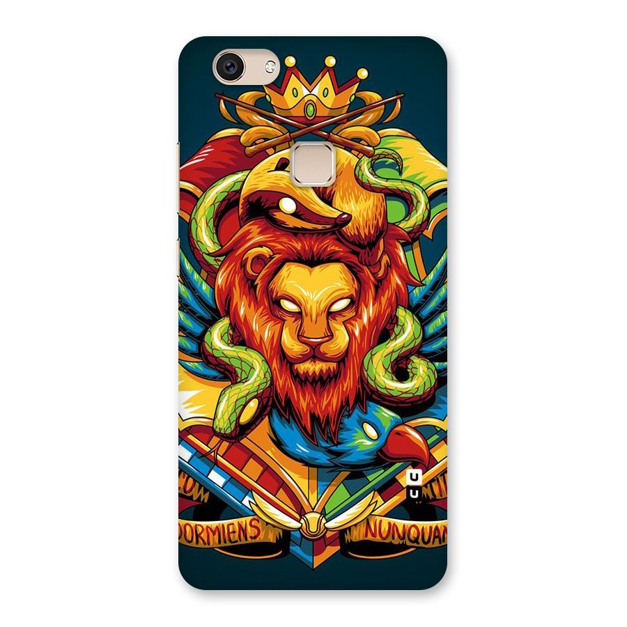 Animal Art Back Case for Vivo V7