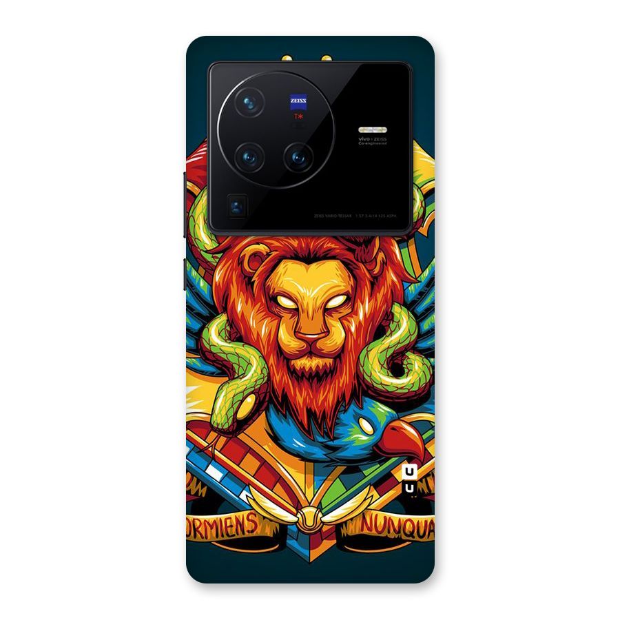 Animal Art Back Case for Vivo X80 Pro