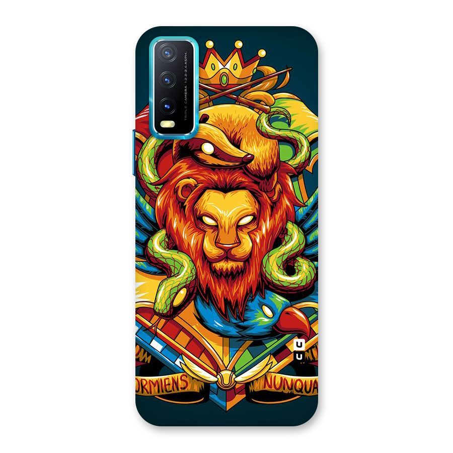 Animal Art Back Case for Vivo Y20A