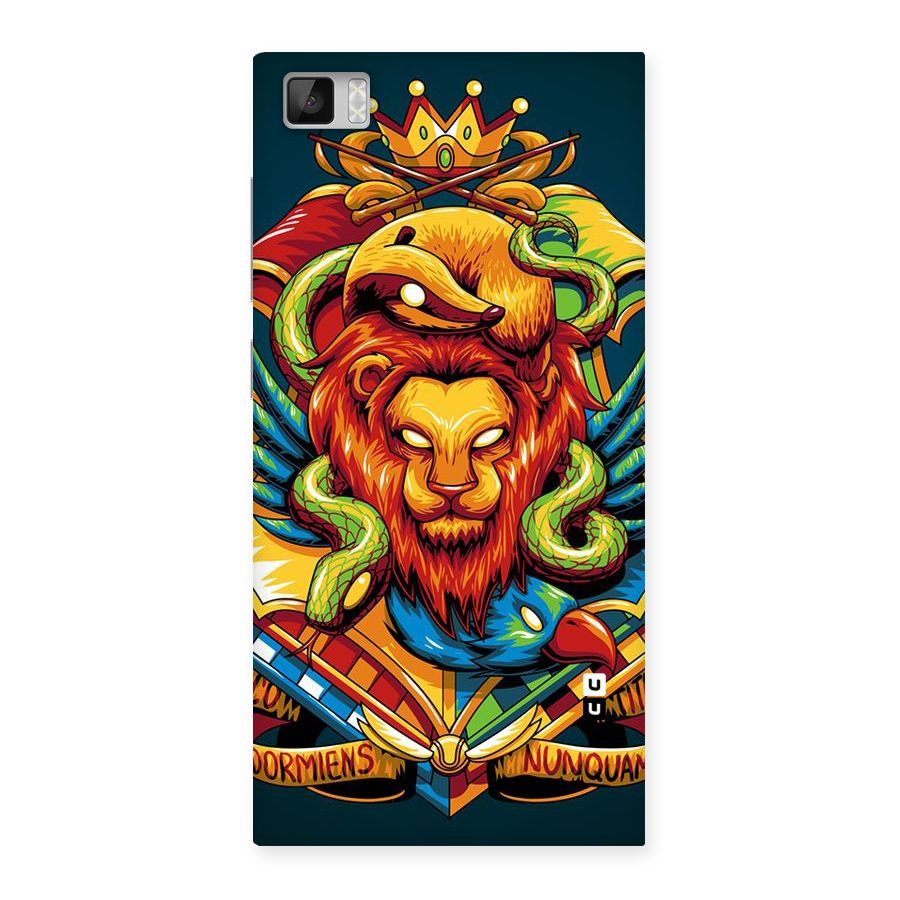 Animal Art Back Case for Xiaomi Mi3