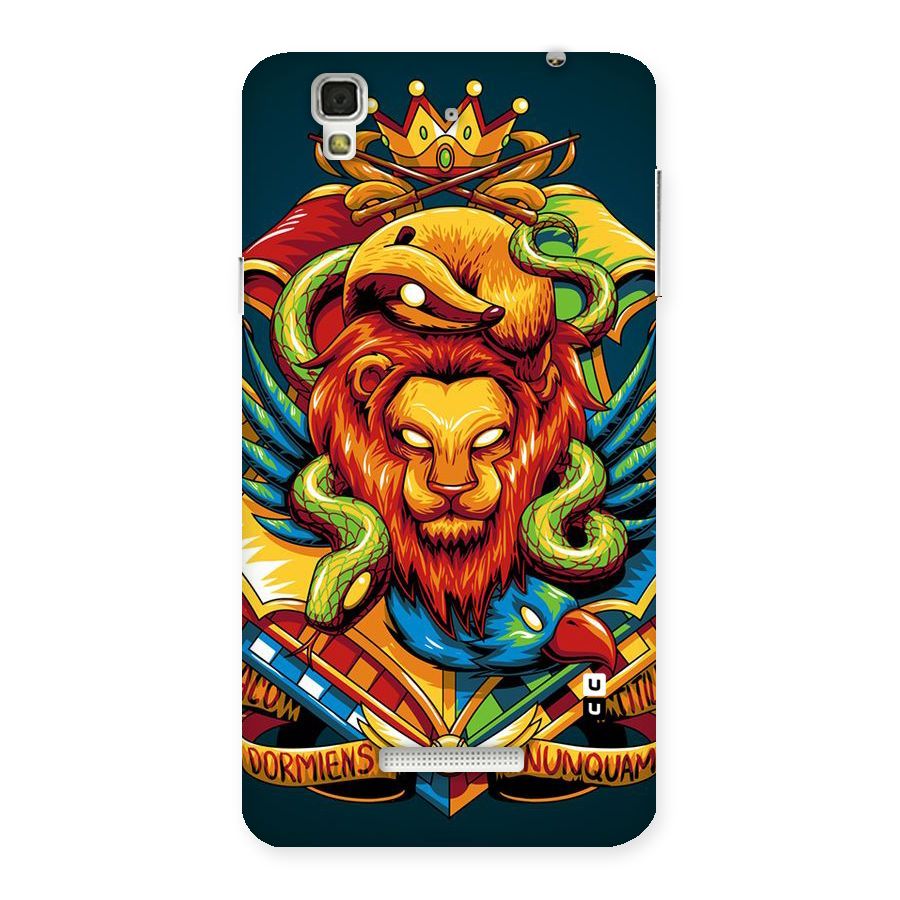 Animal Art Back Case for YU Yureka Plus