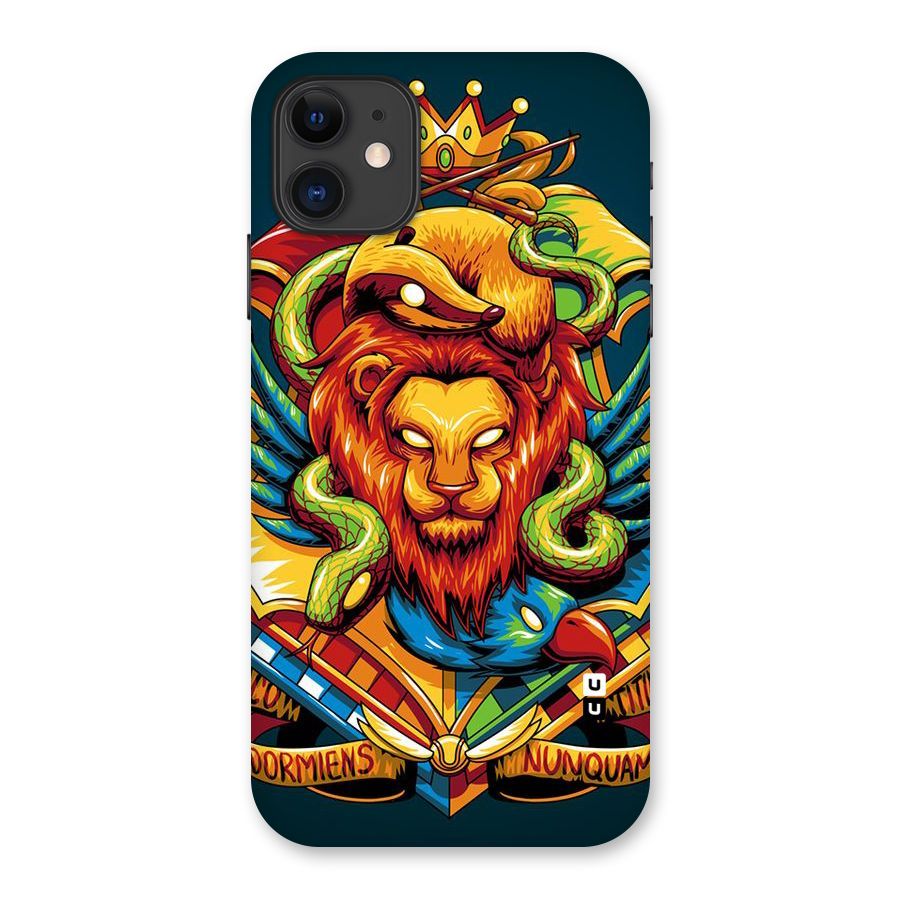 Animal Art Back Case for iPhone 11