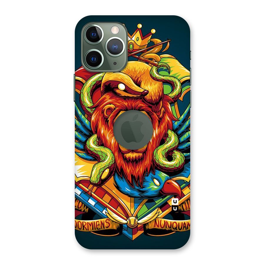 Animal Art Back Case for iPhone 11 Pro Logo  Cut