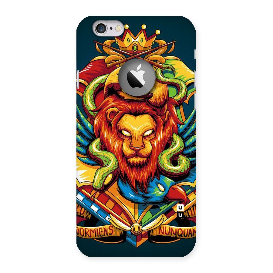 Animal Art Back Case for iPhone 6 Logo Cut