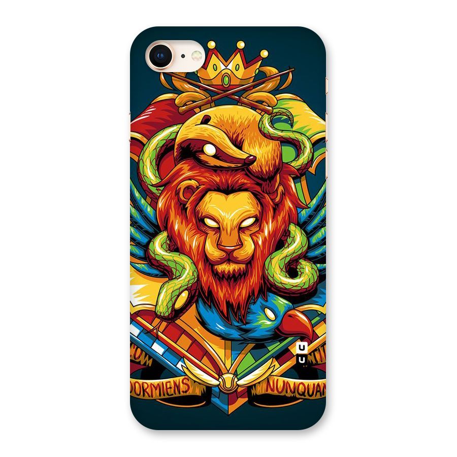 Animal Art Back Case for iPhone 8