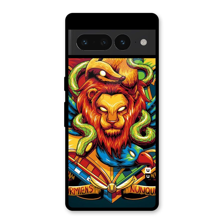 Animal Art Glass Back Case for Google Pixel 7 Pro