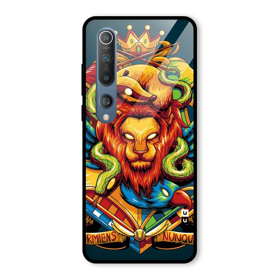 Animal Art Glass Back Case for Mi 10