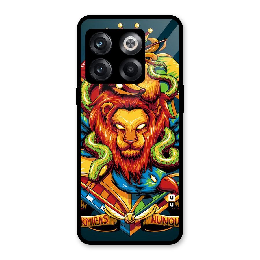Animal Art Glass Back Case for OnePlus 10T