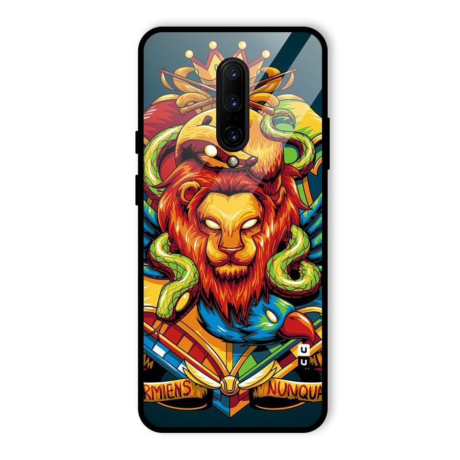Animal Art Glass Back Case for OnePlus 7 Pro