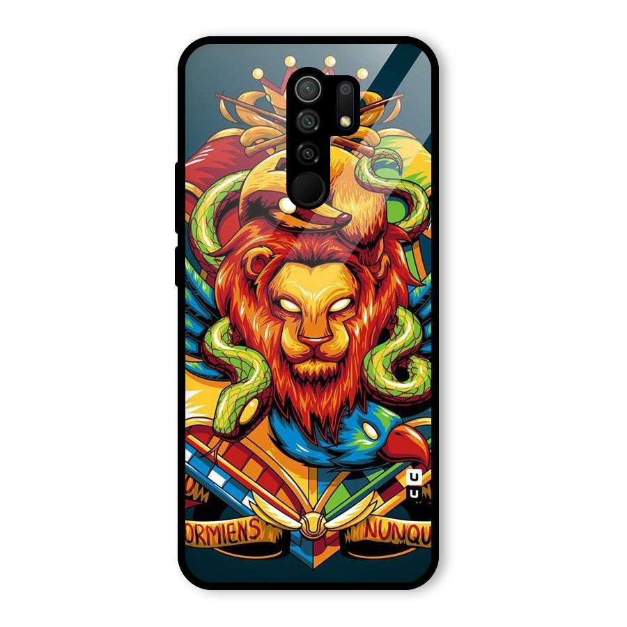 Animal Art Glass Back Case for Poco M2