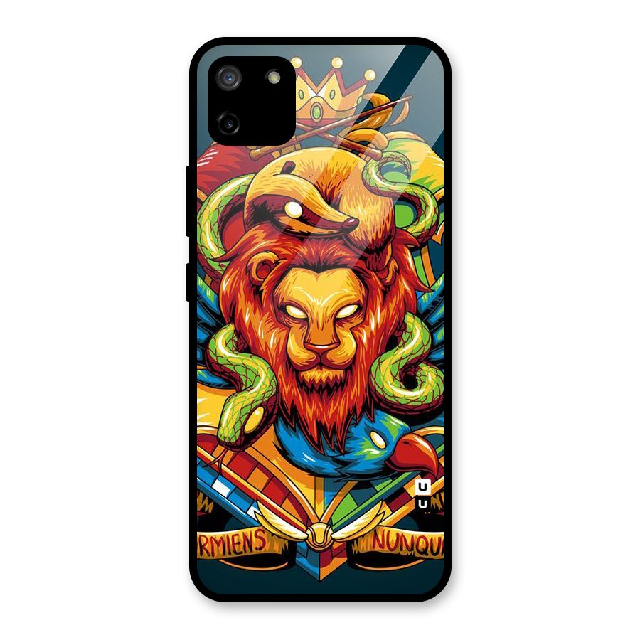 Animal Art Glass Back Case for Realme C11