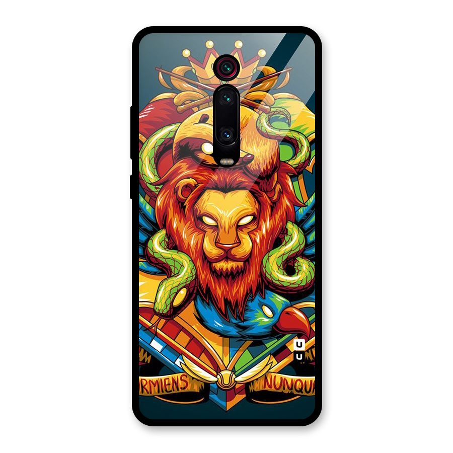 Animal Art Glass Back Case for Redmi K20 Pro