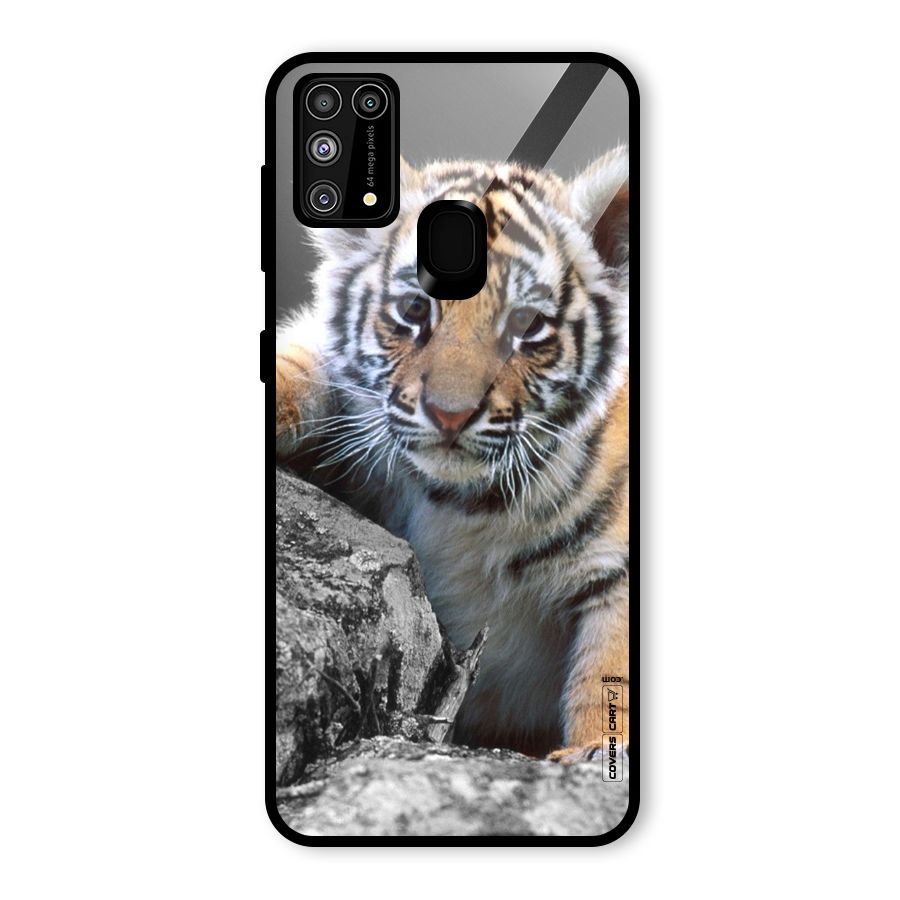 Animal Beauty Glass Back Case for Galaxy F41