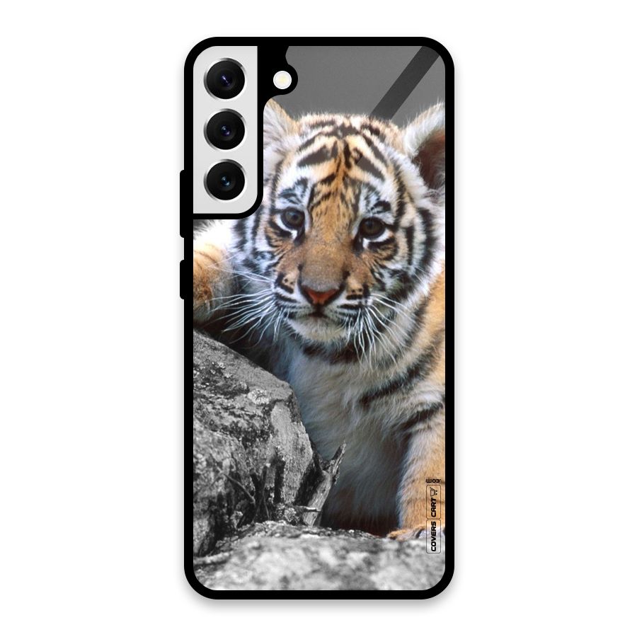Animal Beauty Glass Back Case for Galaxy S22 Plus 5G